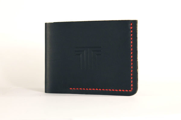 Black and Red Leather Wallet