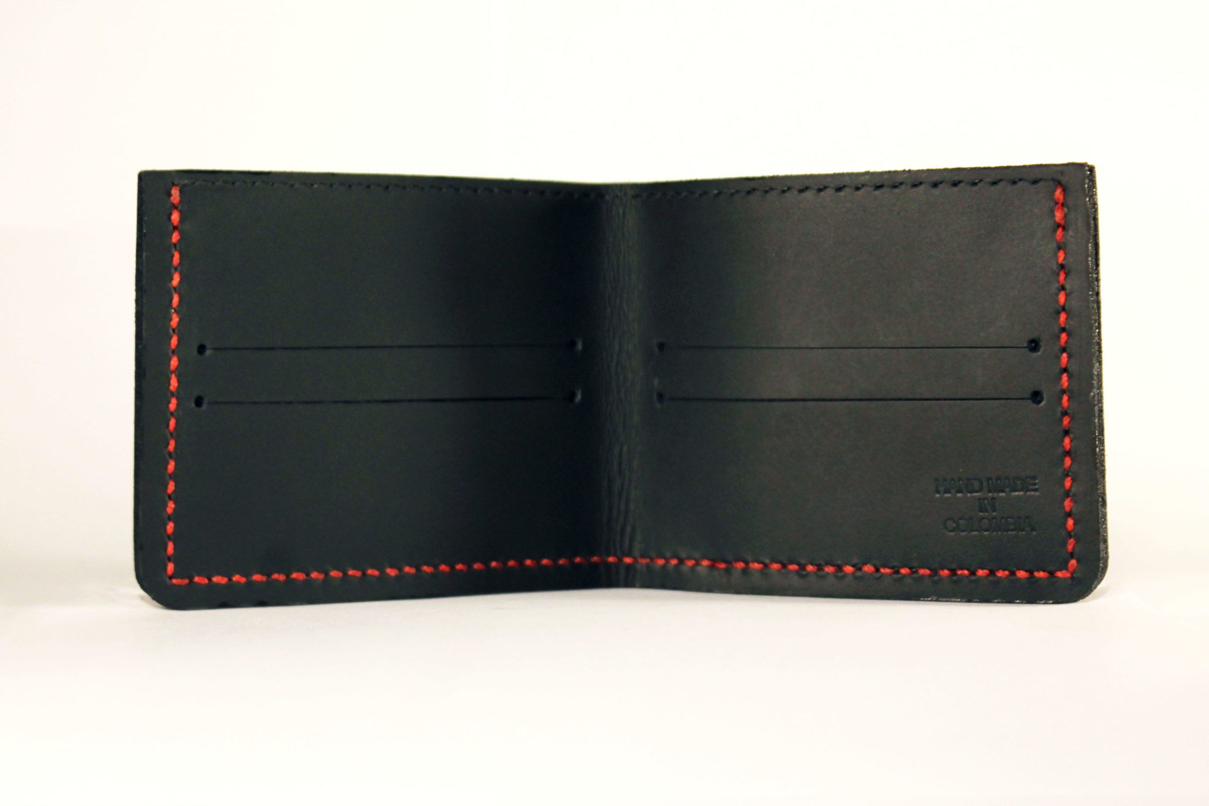 Black and Red Leather Wallet – Tinto&Co