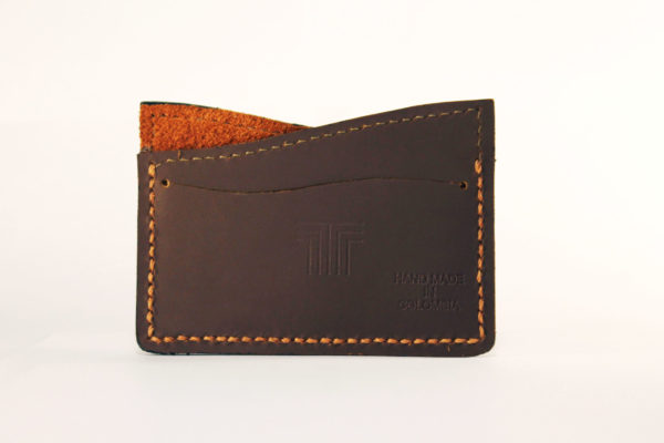 Brown and Brown Cardholder
