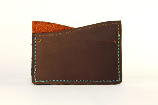 Brown and Blue Cardholder - Image 2