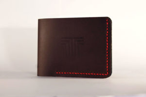 Brown and Red Leather Wallet