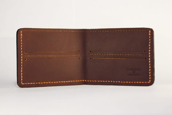 Brown and Brown Leather Wallet - Image 2